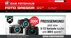 Desktop Screenshot of foto-gregor.de